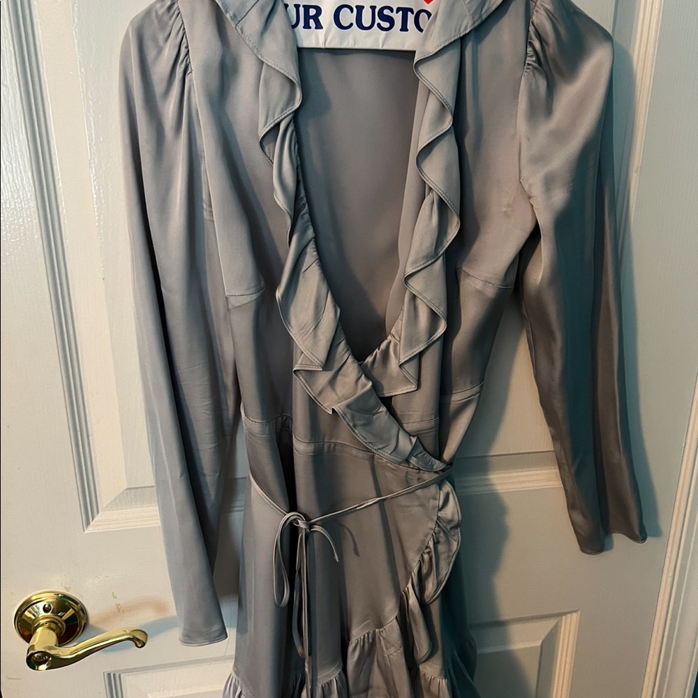 Aritzia Sunday best - taro dress, blue / grey - Picture 4 of 4